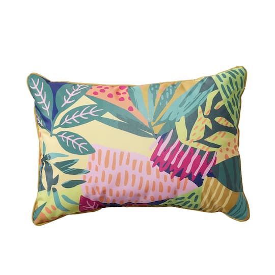 14" x 20" Abstract Foliage Lumbar Pillow by Ashland®